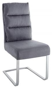Konzolová židle COMFORT vintage šedá mikrovlákno skladem