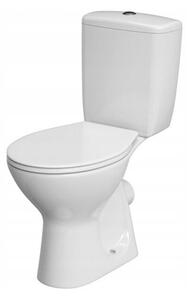 Cersanit President, WC kombi vodorovný odpad, boční přívod 3/6l + sedátko Duroplast SoftC EasyOn, K100-332