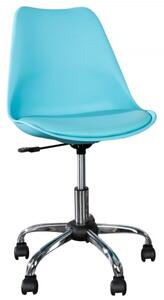 Kancelářská židle SCANDINAVIA tyrkysová NÁBYTEK | Kancelářský nábytek | Pracovní židle