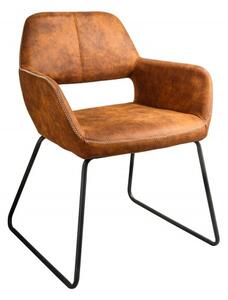 2SET židle MUSTANG antik hnědá mikrovlákno Nábytek | Jídelní prostory | Jídelní židle | Všechny jídelní židle