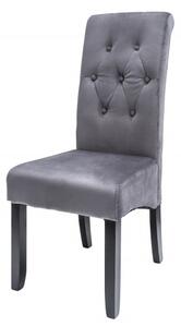 Židle VALENTINO GREY BLACK s krčním válečkem Nábytek | Jídelní prostory | Jídelní židle | Všechny jídelní židle