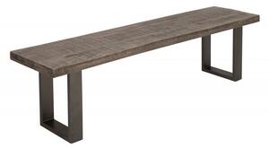 Stolová lavice IRON CRAFT 170 CM šedý masiv mango Nábytek | Jídelní prostory | Stolové lavice