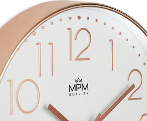 Designové plastové hodiny růžové MPM Premium