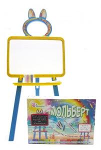Doloni Magnetická plastová tabule Modro-žlutá