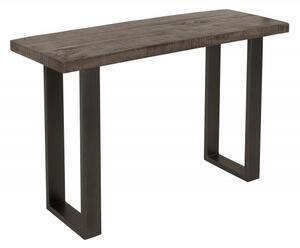 Konzolový stolek IRON CRAFT 115 CM šedý masiv mango Nábytek | Doplňkový nábytek | Konzolové stolky