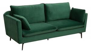 Pohovka FAMOUS 210 CM smaragdově zelená samet Nábytek | Obývací pokoj | Sedací soupravy a pohovky | Pohovky | Všechny pohovky