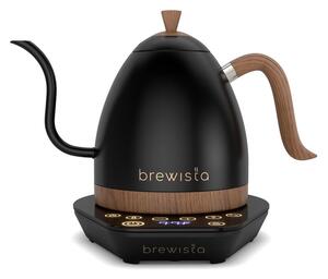 Brewista Artisan rychlovarná konvice matně černá/dřevo 1 l