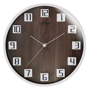 MPM Nástěnné plastové hodiny MPM Gamali v elegantním provedení MPM Gamali - B E01.4289.0054