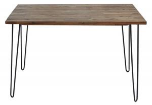 Jídelní stůl SPIDER 120 CM hnědý masiv akácie Nábytek | Jídelní prostory | Jídelní stoly | Všechny jídelní stoly