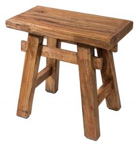 Stolička HEMINGWAY masiv recyklované dřevo Nábytek | Doplňkový nábytek | Taburety