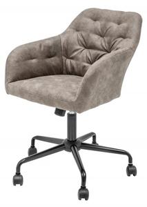 Pracovní židle DUTCH COMFORT taupe samet Nábytek | Kancelářský nábytek | Židle
