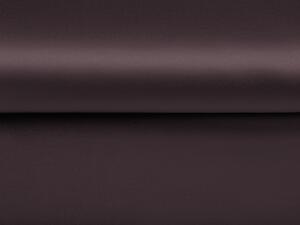 Látka polyesterový satén LUX-019 Čokoládově hnědá - šířka 150 cm