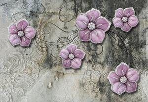Fototapeta - Květinové šperky (245x170 cm)