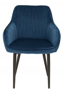 Jídelní židle TURIN královská modrá samet Nábytek | Jídelní prostory | Jídelní židle | Všechny jídelní židle