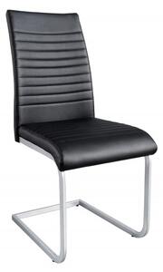 Konzolová židle Apartment černá / chrom