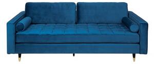 Luxusní pohovka COZY VELVET 225 CM aqua-modrá samet Nábytek | Obývací pokoj | Sedací soupravy a pohovky | Pohovky | Všechny pohovky