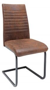 Jídelní židle LAZIO antik hnědá mikrovlákno Nábytek | Jídelní prostory | Jídelní židle | Všechny jídelní židle