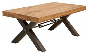 Konferenční stolek THOR NATURE 110 CM masiv divoký dub skladem