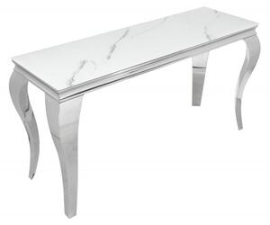 Invicta Interior Stříbrný konzolový stolek Modern Barock 145 cm