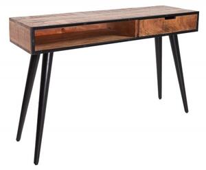 Konzolový stůl INDUSTRIAL 120 CM masiv mango Nábytek | Doplňkový nábytek | Konzolové stolky