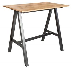 Barový stůl CASTLE 120 CM masiv divoký dub Nábytek | Jídelní prostory | Barové stoly
