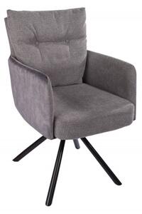 Židlo-křeslo BIG GEORGE šedé otočné Nábytek | Jídelní prostory | Jídelní židle | Všechny jídelní židle