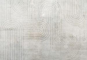 Fototapeta - Abstrakce na betonu (245x170 cm)