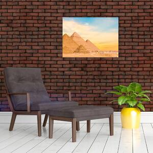 Obraz egyptských pyramid (70x50 cm)
