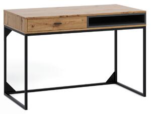 Psací stůl OLIER OE1 dub artisan / černá