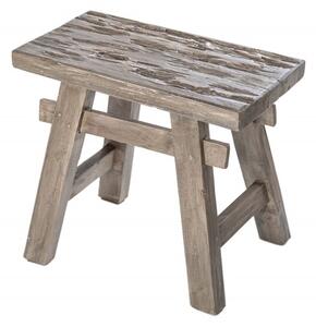 Noble Home Šedá dřevěná stolička Hemingway 50 cm