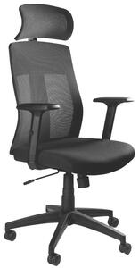 Office 360 Černá látková kancelářská židle Frida