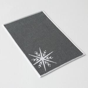 Ručník Veba ZOE Vánoční hvězda tmavá šedá Velikost: 32x50 cm
