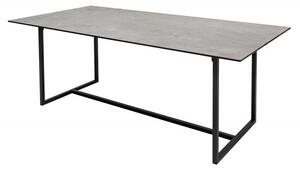 Šedý keramický stůl Symbiose 200 cm