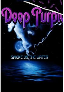 Bavlněné povlečení Deep Purple Smoke On the Water 140x200/70x90 cm
