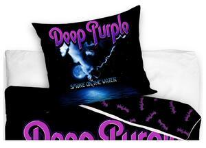 Bavlněné povlečení Deep Purple Smoke On the Water 140x200/70x90 cm