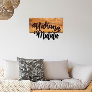 Hanah Home Nástěnná dekorace Agac matata ořech/černá