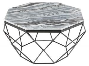 Konferenční stolek DIAMOND NOBLES 69 CM šedý mramor NÁBYTEK | Obývací pokoj | Konferenční stolky | Všechny konferenční stolky