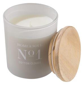 HOME & SOUL Vonná svíčka Cotton Clouds No. 1 se sójovým voskem