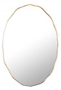 Zrcadlo oválné ELEGANCIA 100 CM zlaté Zrcadla | Kulatá