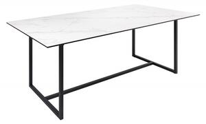 Noble Home Bílý keramický stůl Symbiose 200 cm
