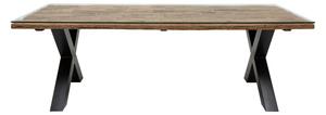 Noble Home Přírodní dřevěný jídelní stůl Barracuda 220 cm
