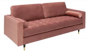 Luxusní pohovka COZY VELVET 225 CM tmavě růžová samet Nábytek | Obývací pokoj | Sedací soupravy a pohovky | Pohovky | Všechny pohovky