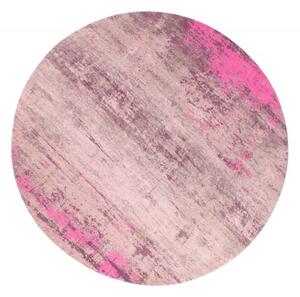 Kulatý koberec MODERN ART 150 CM béžovo-růžový Textil | Kusové koberce | Kulaté