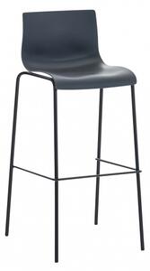 Barová židle Hoover černá, šedá