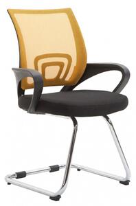 Jídelní / konferenční židle Eureka, žlutá