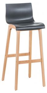 Barová židle Hoover přírodní, šedá