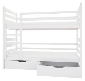 Patrová postel 80x190 PLUTO bílý