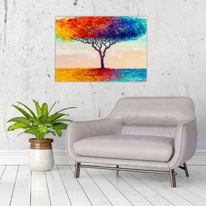 Obraz malovaného stromu (70x50 cm)