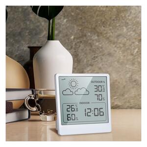 Solight TE48W - Digitální teploměr 5V/2xAAA + 2xAAA bílá