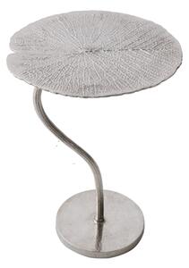 Odkládací stolek LEAF 59 CM stříbrný skladem